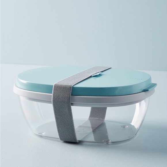 NWT Anthropologie MePal Salad Box, Nordic green, bento, meal prep container - Picture 3 of 13